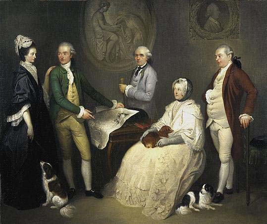 Franciszek Smuglewicz Portrait of James Byres of Tonley and his family